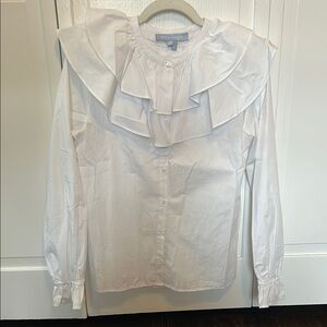 Hill House Cream Button-Up Blouse
